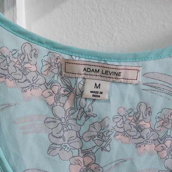 Adam Levine Cute Flowers Small Tank Top Size MEDIUM - Picture 3 of 6